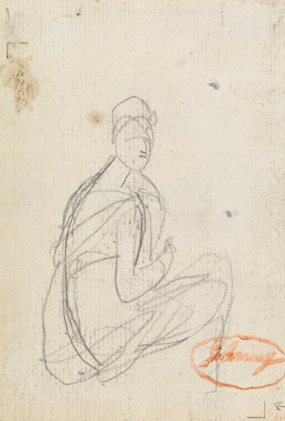 Figure Study of a Woman by George Romney